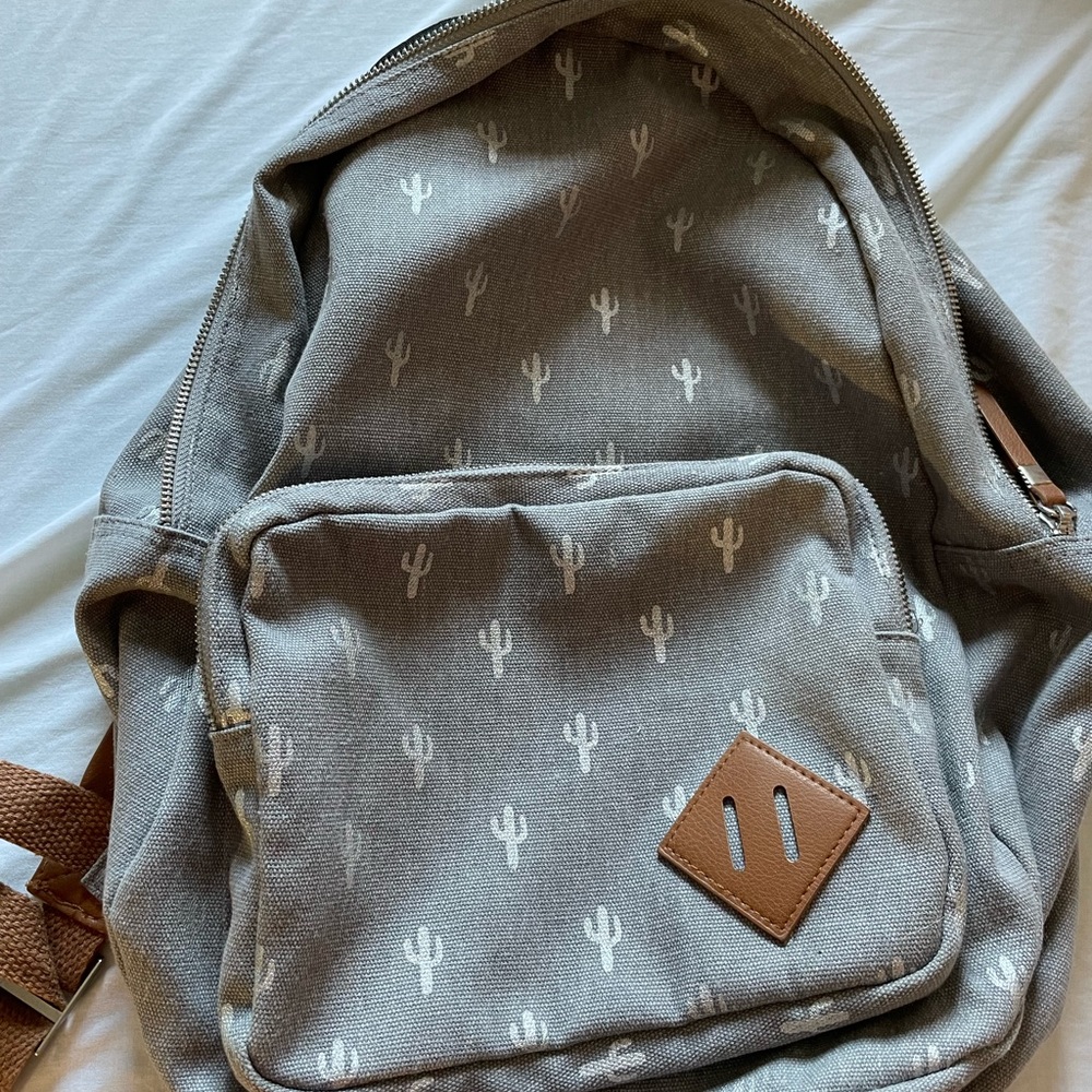 canvas cactus backpack